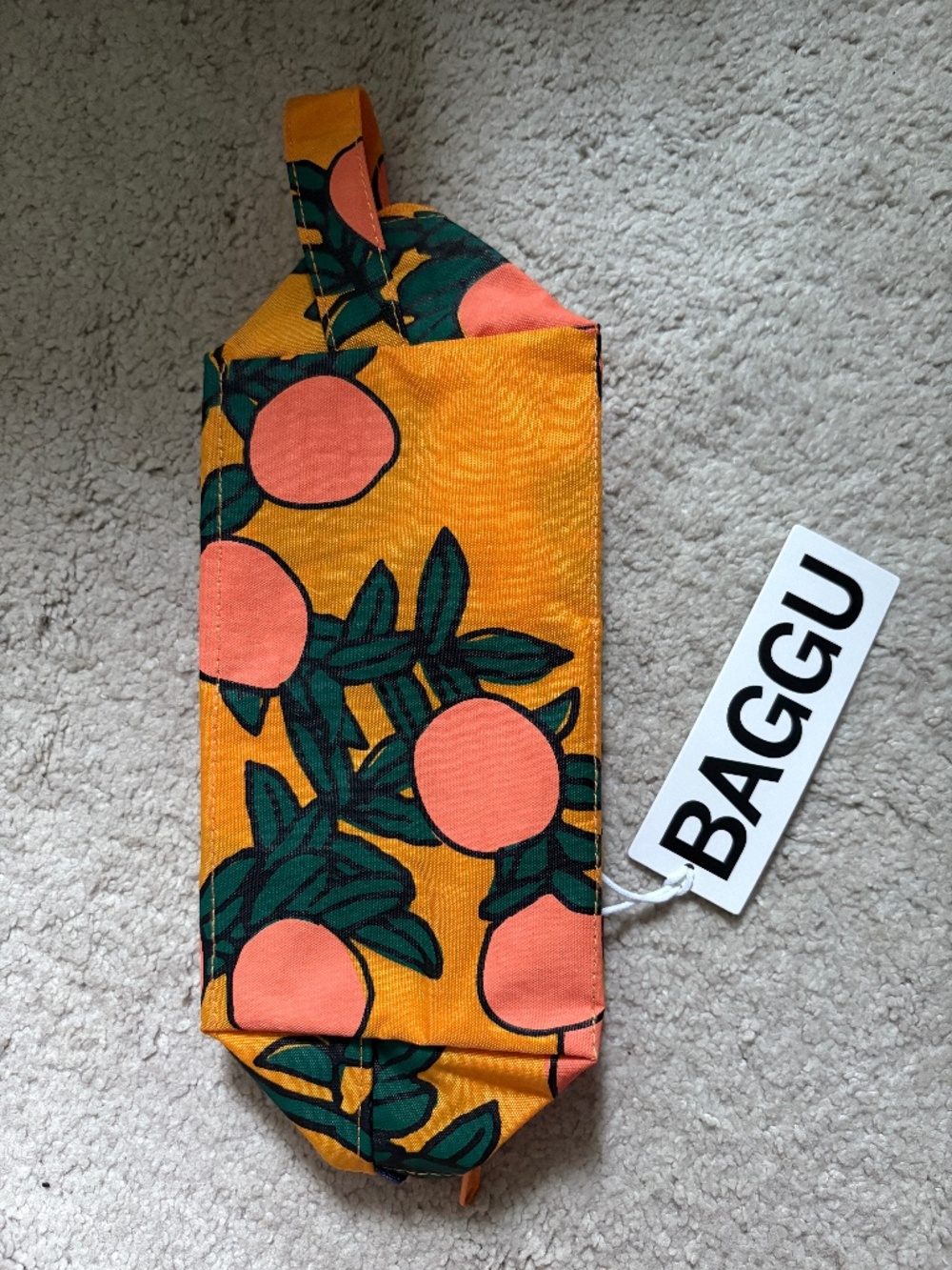 BAGGU DOPP KIT NWT ORANGE TREES